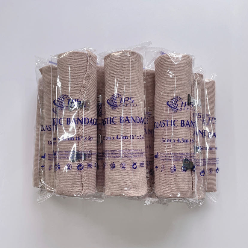 Breathable Premium High Elastic Compression Bandage Medicalcare Use Rubber High Elastic Bandage Roll