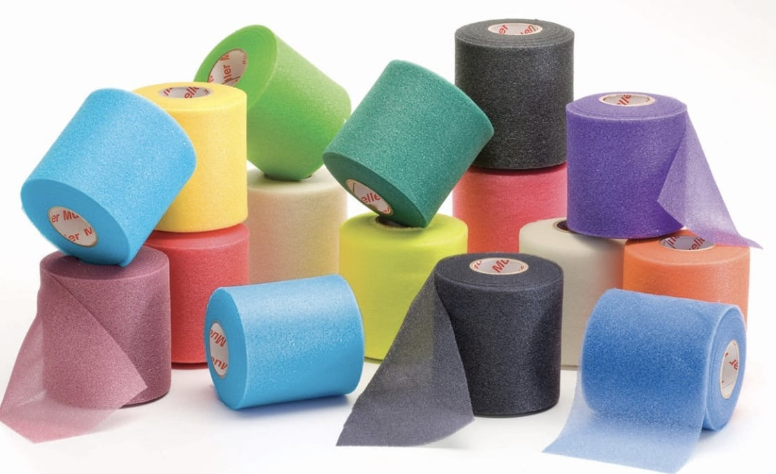 Ankles Wrists Hands Protection Pre Wrap Sports Cinta Athletic PU Soft Foam Bandage Underwrap