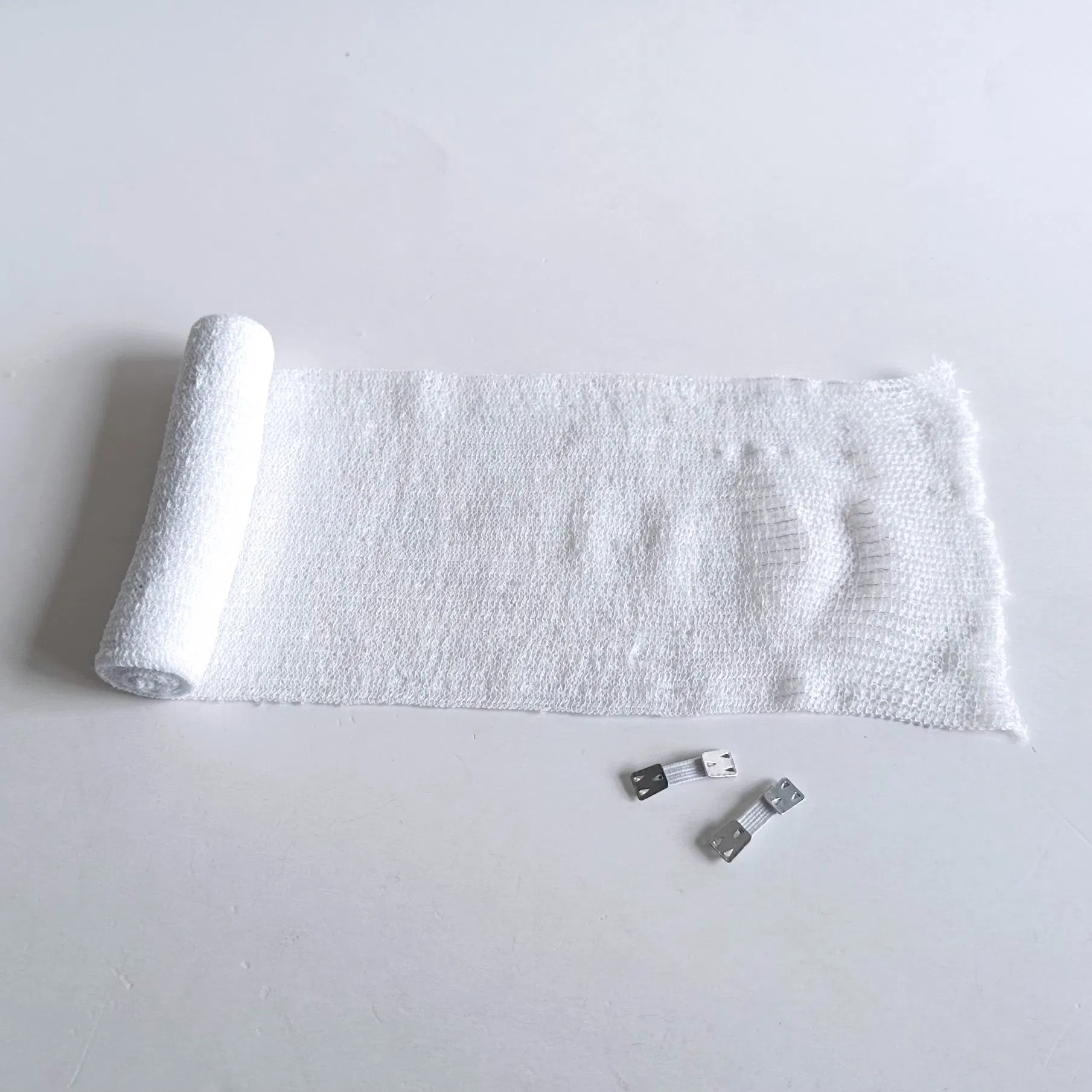 CE/FDA/ISO Certificated Manufacture Gauze High Elastic Compression Rubber Bandage Roll