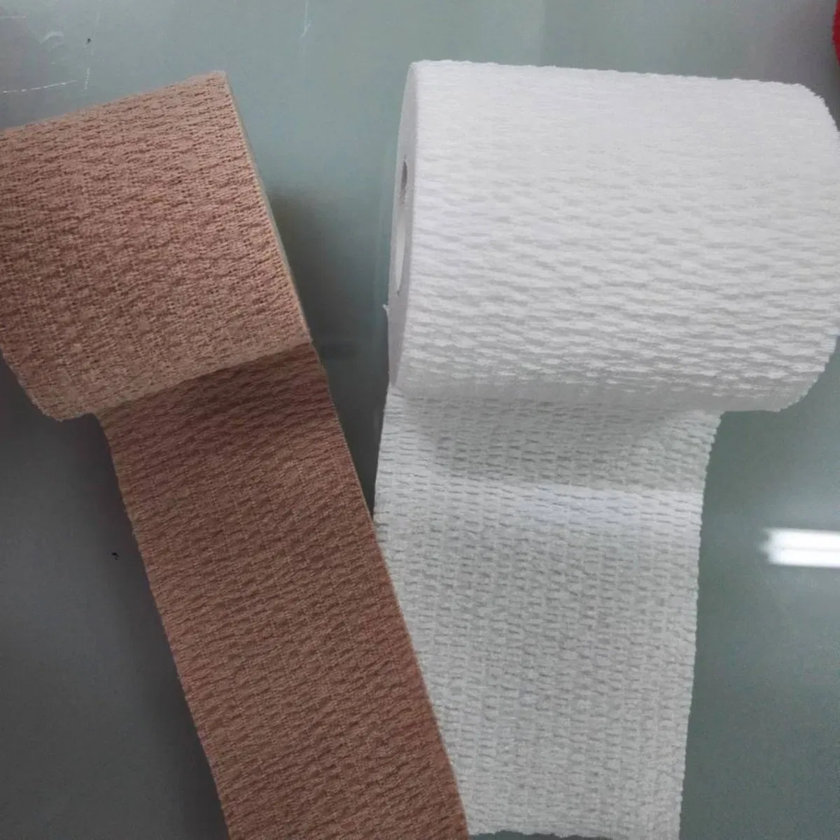 Hand Tear Cotton Stretch Tape Light Elastic Adhesive Bandage Tearable Eab Light Eab Size 1"/2"/3"/4"X 5yards/7.5yards