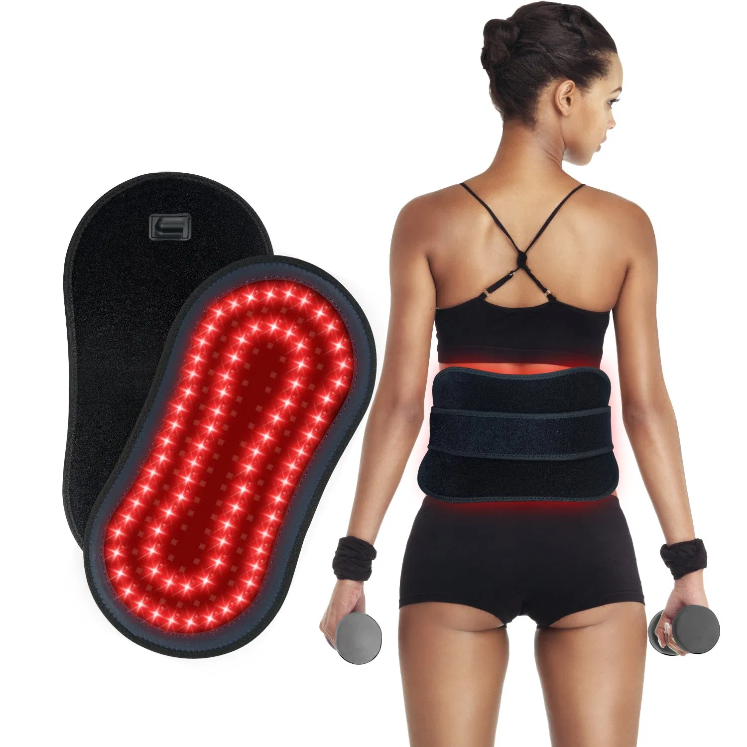 Suyzeko Red Light Therapy Belt Near Infrared Light Therapy Wrap for Muscle Pain