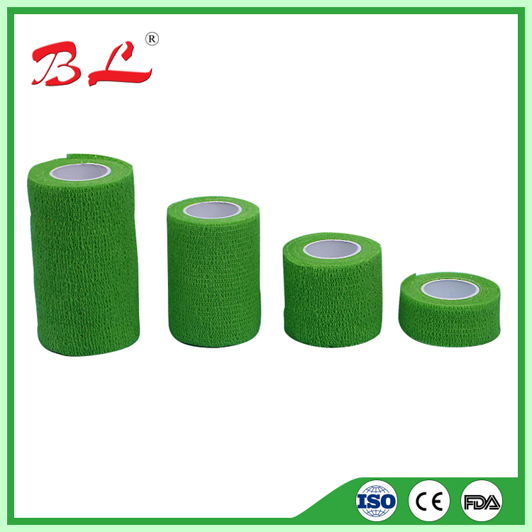 High Quality Elastic Self Adhesive Bandage/Cohesive Bandage Latex Free Vet Wrap -F