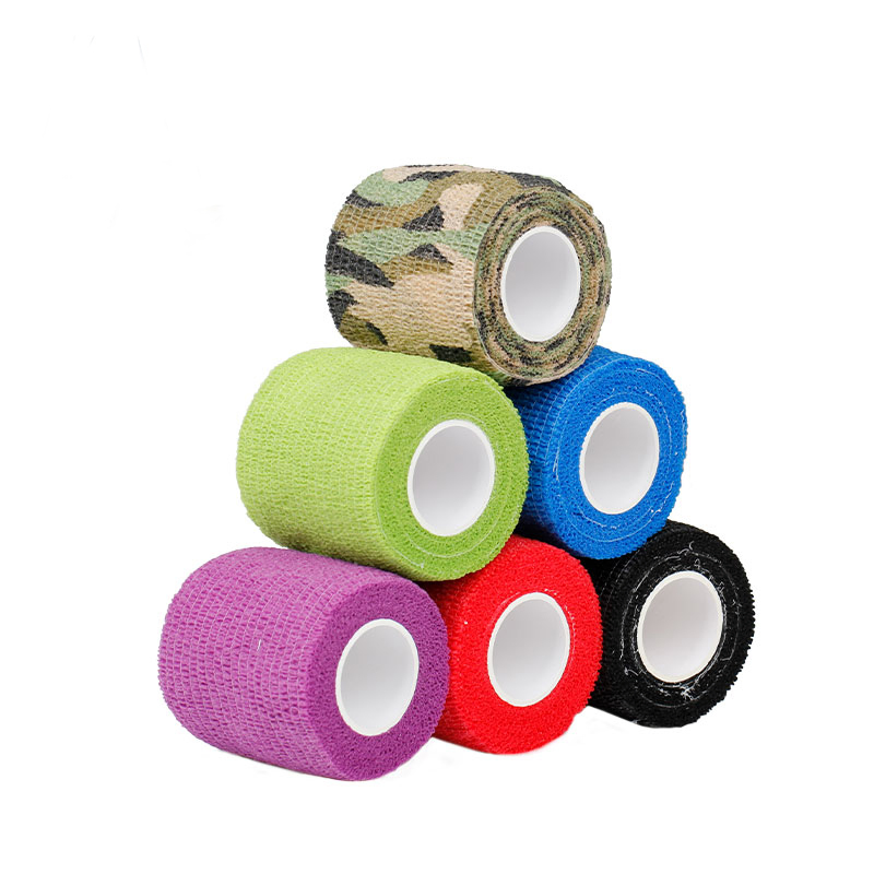Hot Sale Tattoo Supplies Cohesive Disposable Tattoo Grips Cover Tattoo Cohesive Bandage Self Adhesive Bandage Elastic Fabric Self 2′ ′ X4.5m