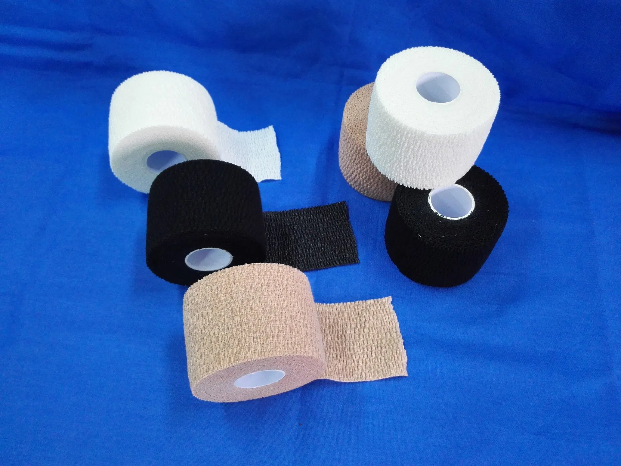 Cotton Hot Melting Adhesive Coated Light Elastic Adhesive Bandage Tearable Eab No Allergy Taping for The Sports Protection CE ISO FDA