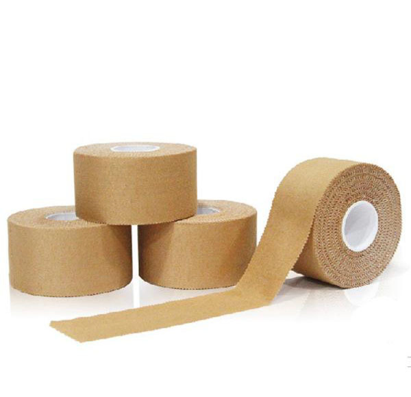 Premium Sports Tape Athletic Strapping Waterproof Zinc Oxide Adhesive Strong Support Rigid Fabric Sticky Leukoplast Rayon Tape