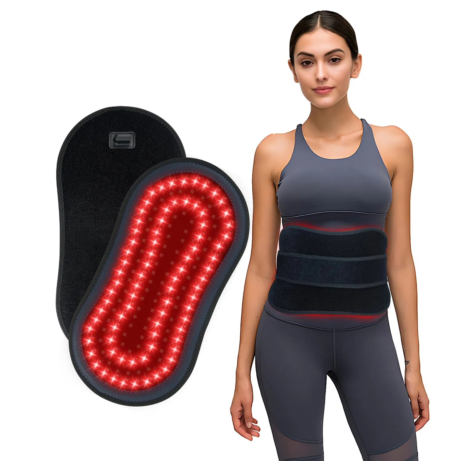 Suyzeko Red Light Therapy Belt Near Infrared Light Therapy Wrap for Muscle Pain