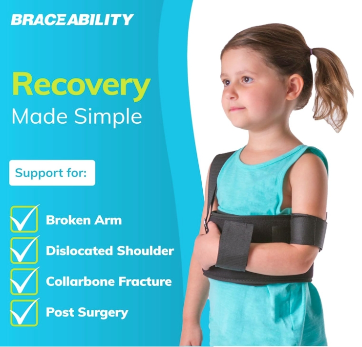 Orthopedic Arm Sling Shoulder Support Medical Peadtrics Broken Arm Slings for Kids