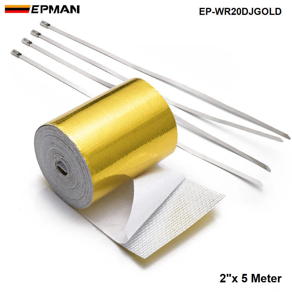 Epman 2"X5 Meter Roll Self Adhesive Reflect a Gold Heat Wrap Ep-Wr20djgold