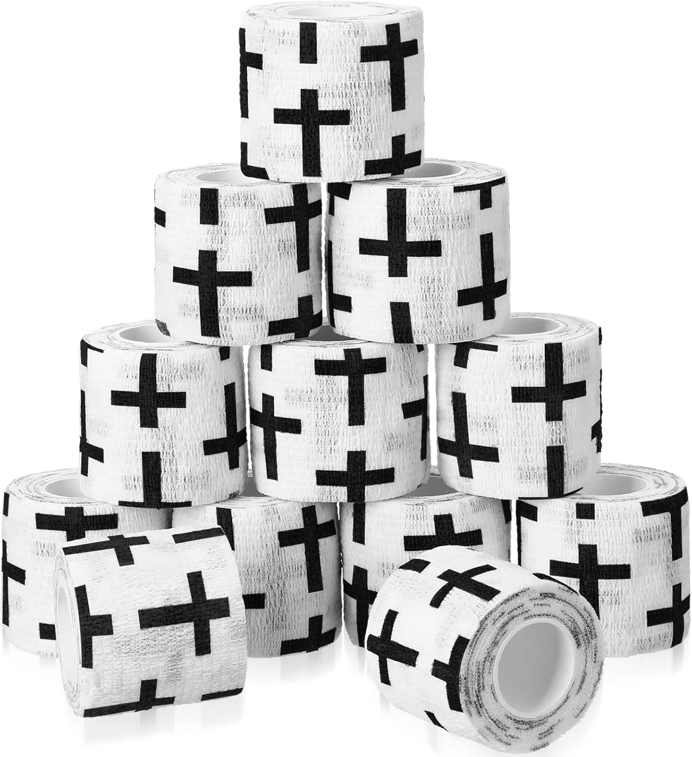 Custom Printed Non Woven Cohesive Elastic Bandage for Wrist, Ankle, Baseball Football