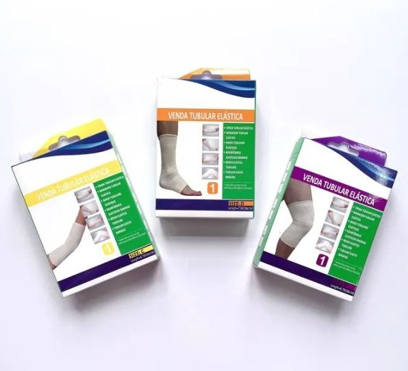 Eco-Friendly Recyclable 1m Tubular Compression Bandage Custom Logo &amp; Private Label OEM ODM Direct Factory Supply for Wrist/Elbow/Ankle/Knee Sports Protectio