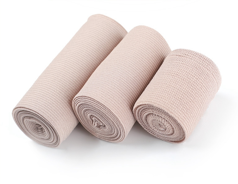 Mdr/CE Certified Elastic Compression Rolls with Fastening Clips, Set of 12