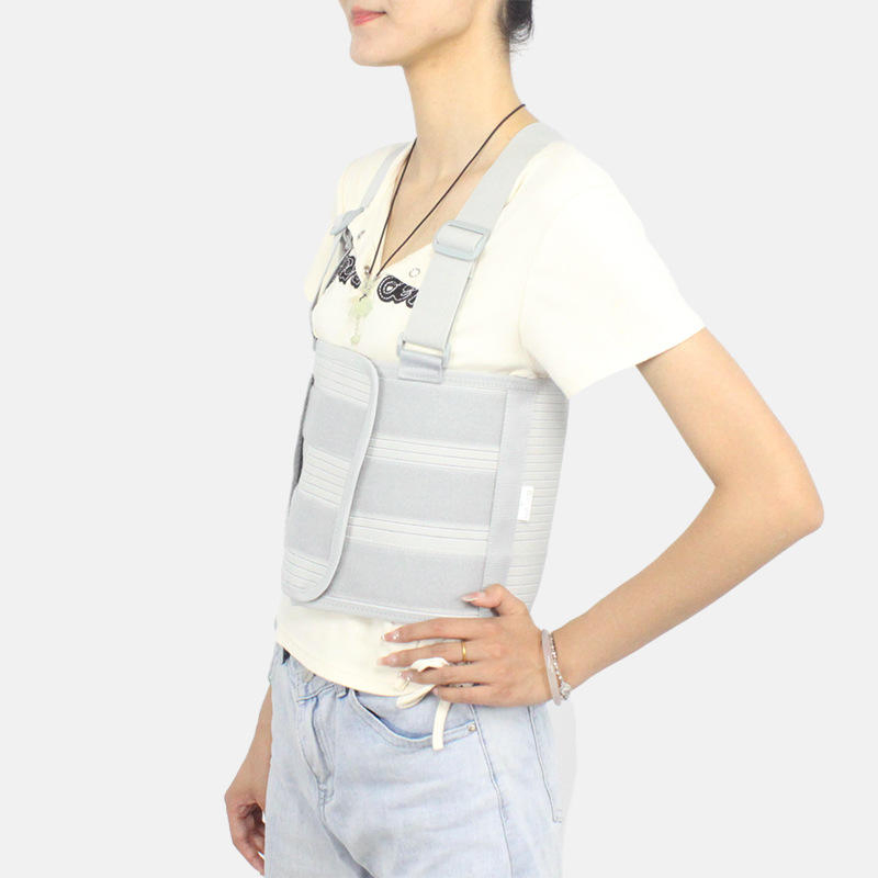 Breathable Elasticity Rib Chest Support Brace Belt Sternum Injuries Adjustable Fixation Band for Post Surgery Bandage Wrap