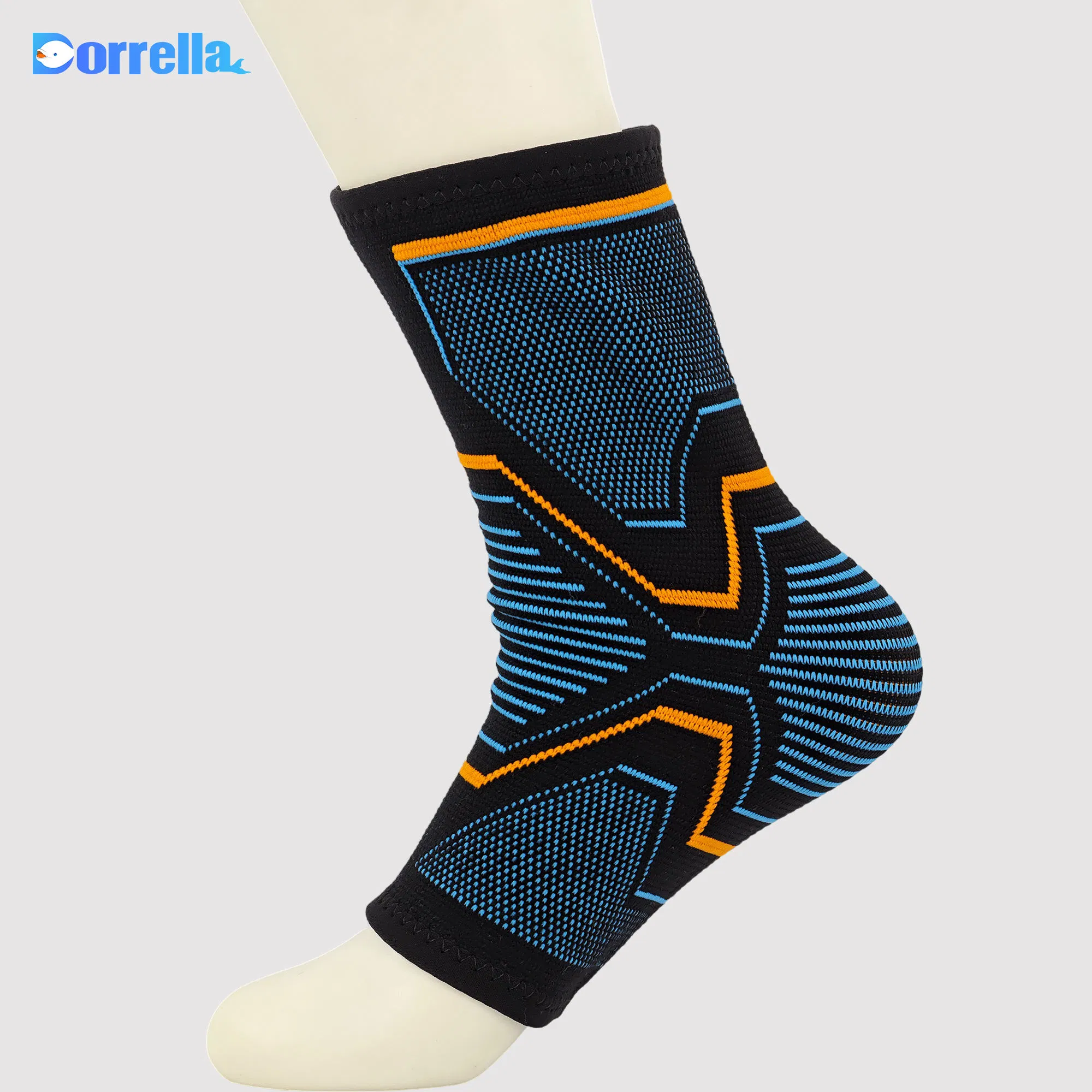 Adjustable Compression Foot Sleeve Sport Safety Protection Nylon Ankle Support Bandage Basketball Running Ankle Support Wrap