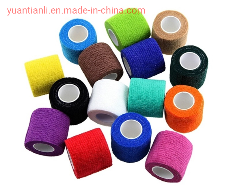 Wrap Elastic Bandage Tattoo Handle Grip Tube Cohesive Bandage