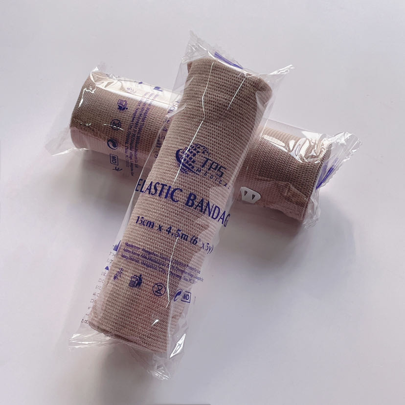 Breathable Premium High Elastic Compression Bandage Medicalcare Use Rubber High Elastic Bandage Roll