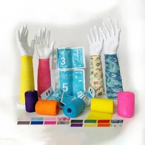 Medical Polymer Splint Orthopaedic Synthetic Fiber Glass Casting Tape
