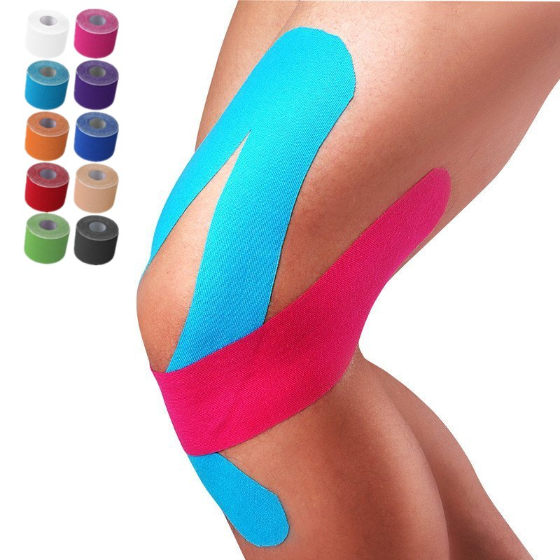 Sports Sleeve Casting Support Therapy Elastic Adhesive Wound Dressing Fixation Muscle Body / Facial / Boob / Finger / Football Medical Kinesio Tape