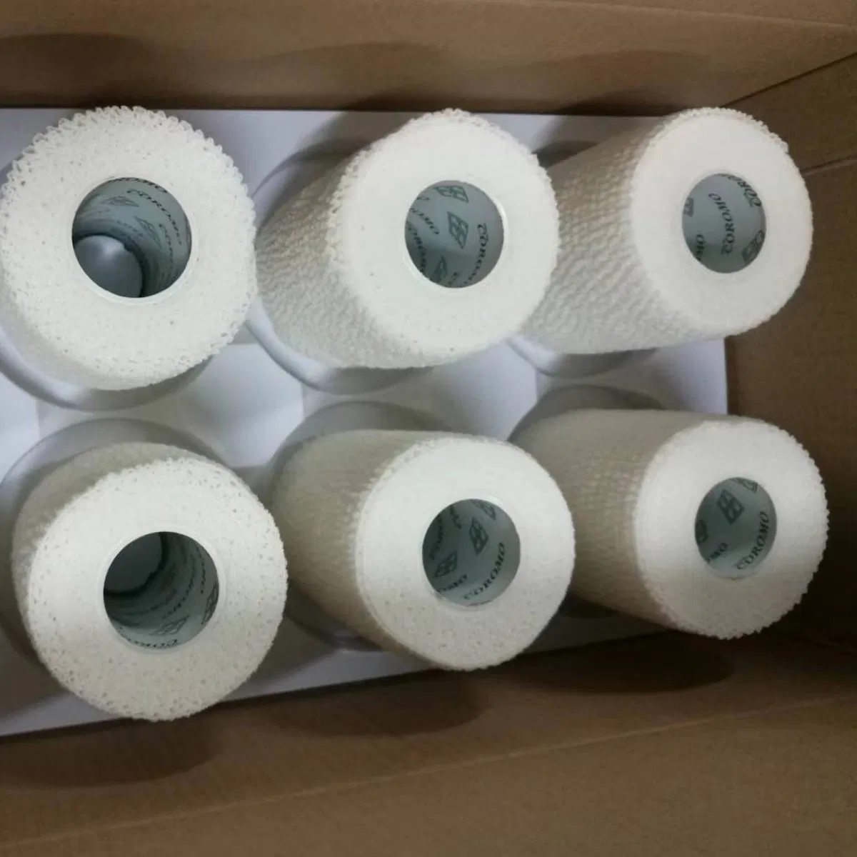 Tearable Cotton Light Elastic Adhesive Bandage Stretch Tape Stretch Adhesive Bandage Elastic Adhesive Wrap Hand Tear Elastic Bandage with CE ISO FDA