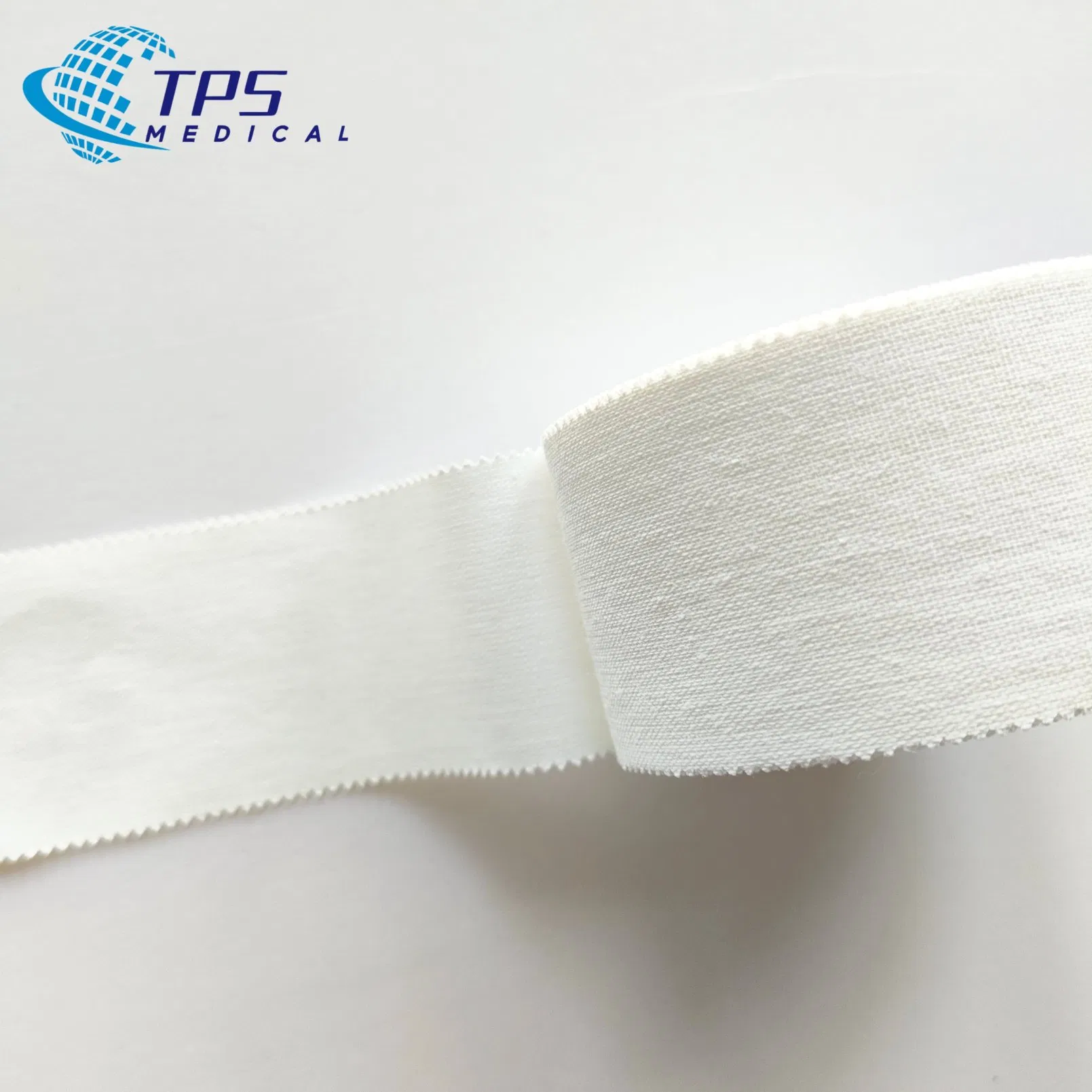 TPS High Breathable Waterproof White Cotton Rigid Athletic Sports Strapping Tape