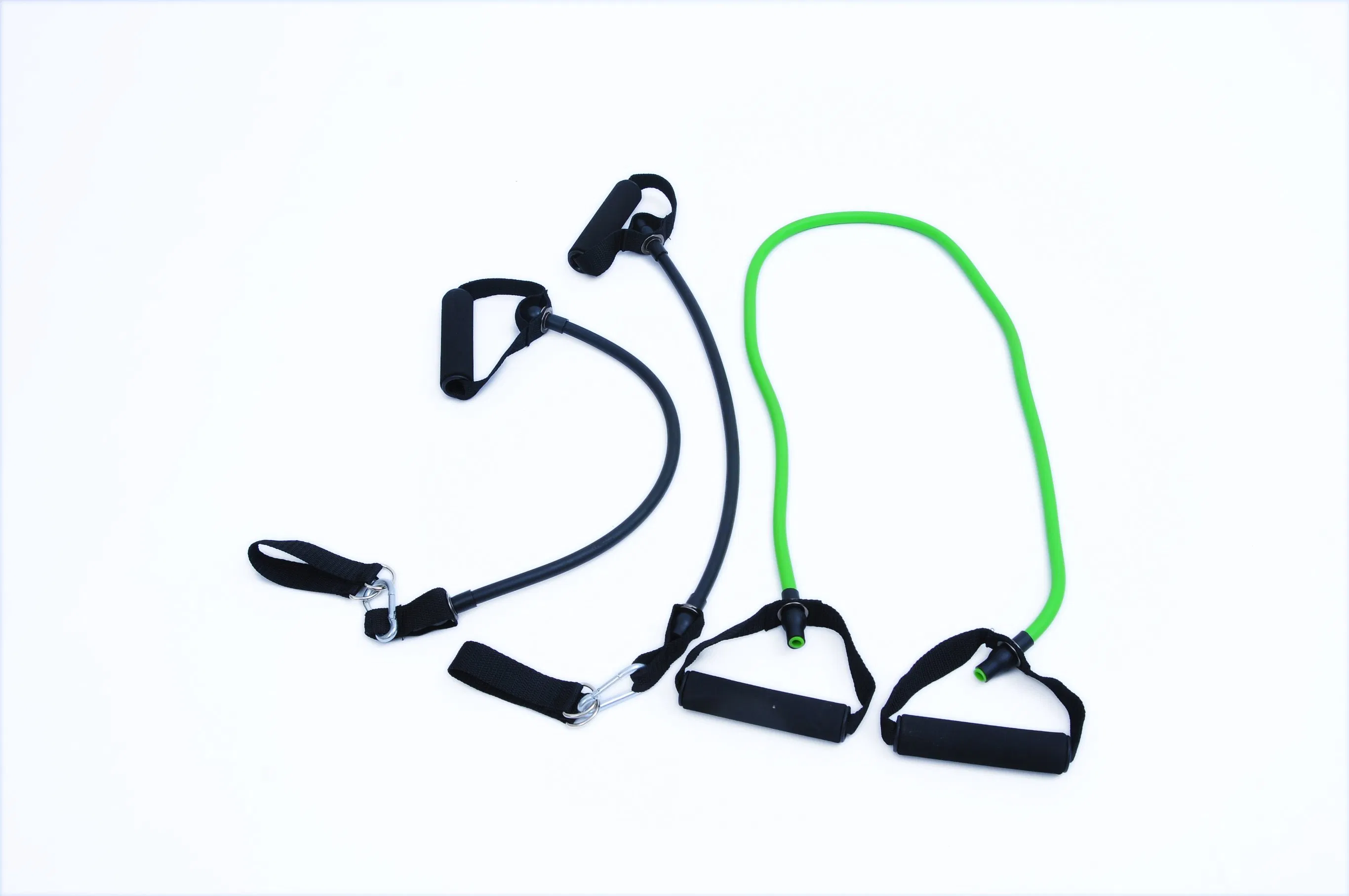 Straight Resistance Band with Color Options and Single-Color Foam Handles