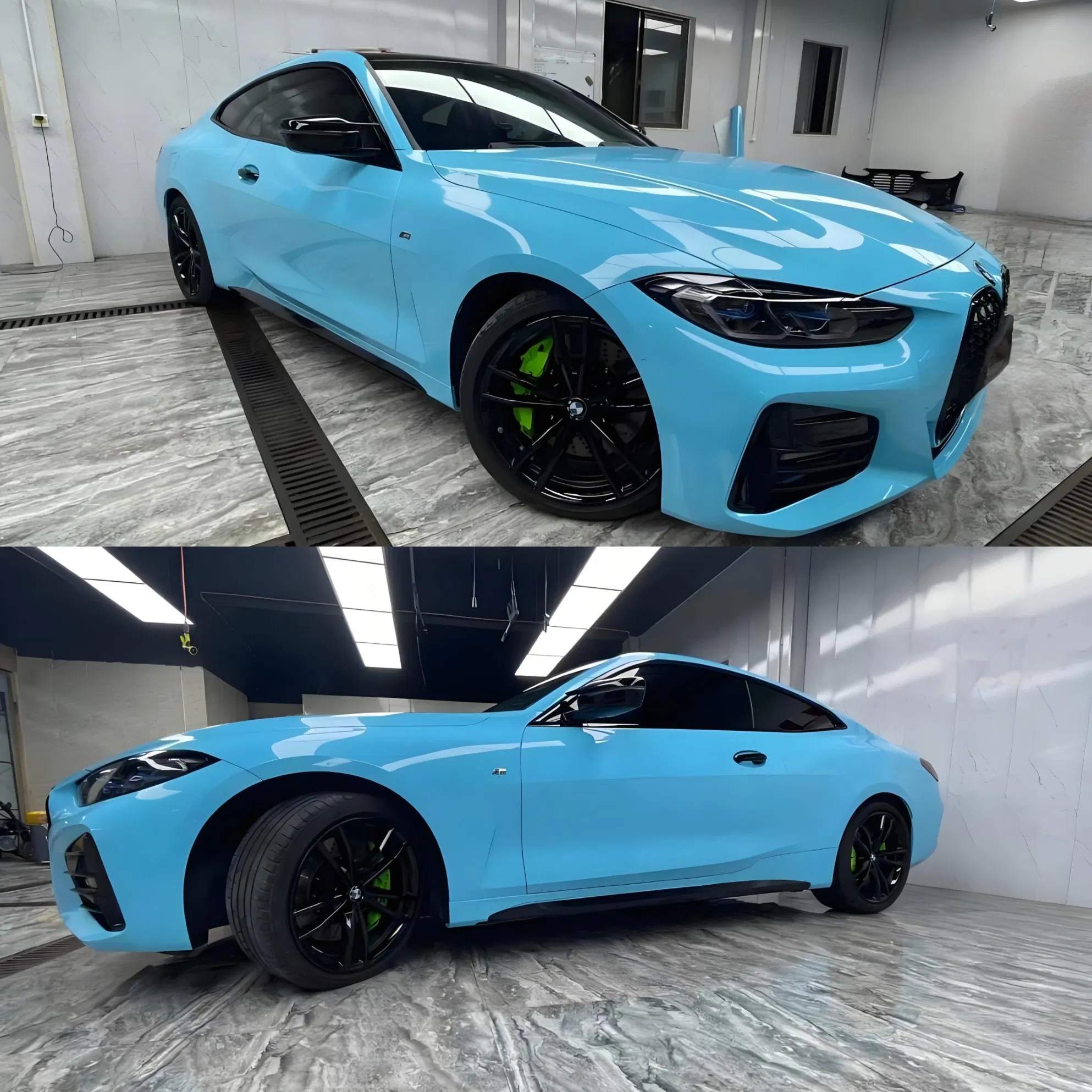 Blue PVC TPU Ppf Self Adhesive Paint Protection Film Car Vinyl Wrap