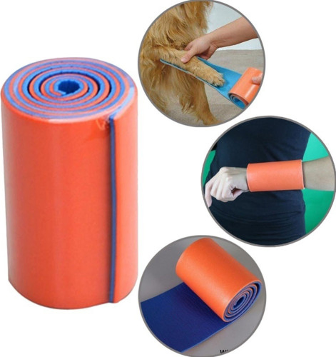 TPS First Aid Padded Universal Aluminum Splints Brace Made for Finger Neck, Leg, Knee, Foot, Wrist, Hand, Arm Injuries