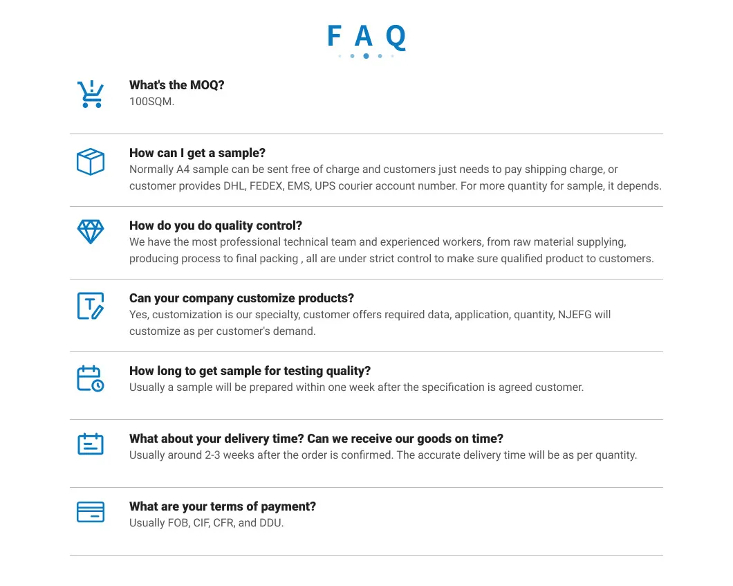 FAQ Summary