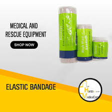 Late Free Premium Elastic Stretch Compression Bandage Roll Ideal for Medical