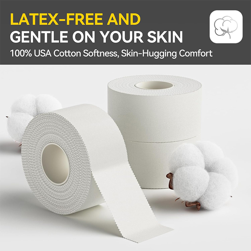 Breathable 100% Zinc Oxide Latex Free Muscle Support Athletic Sport Tape