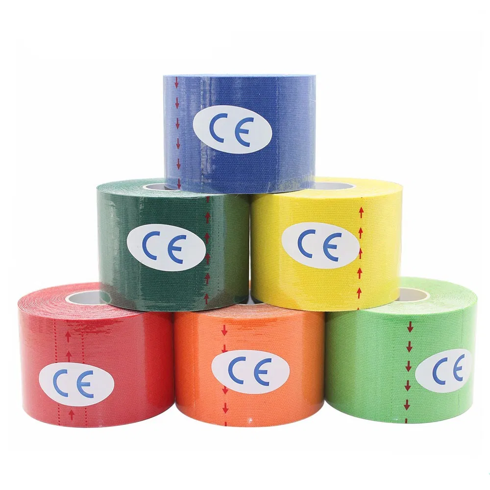 Premium Kinesiology Tape, Athletic Tape Supports&Protect Muscles Knees Shoulders Waterproof&Hypoallergenic Uncut Sport Tape