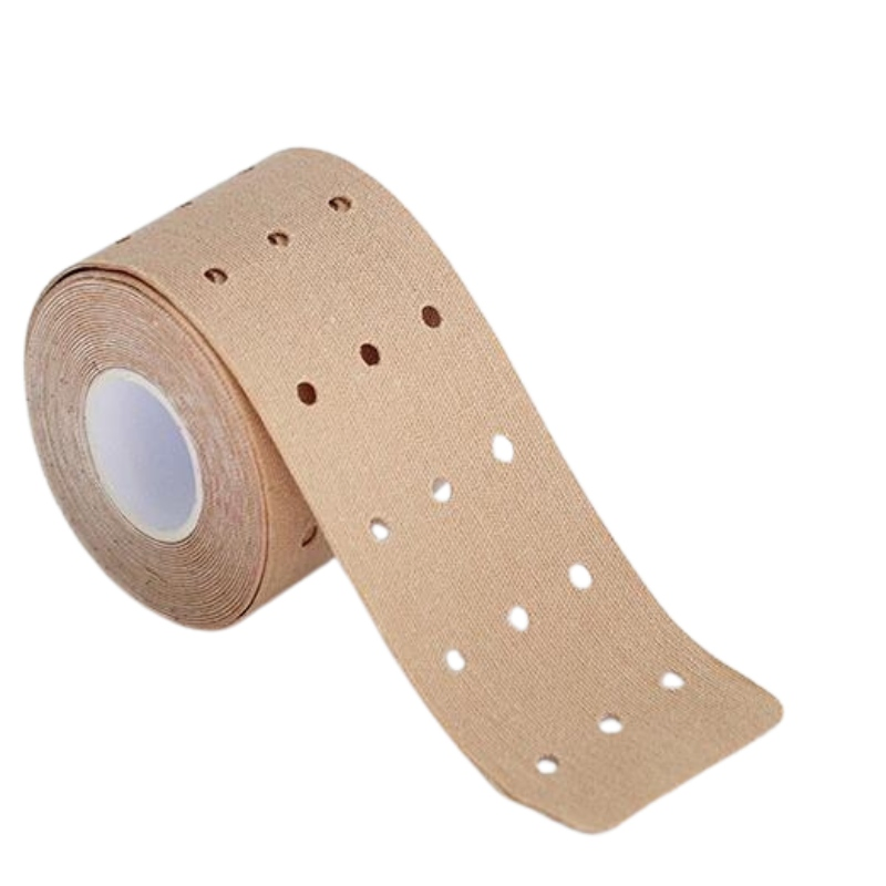 Breathable Perforated Kinesiology Tape for Sports Recovery &amp; Physical Therapy CE Certified