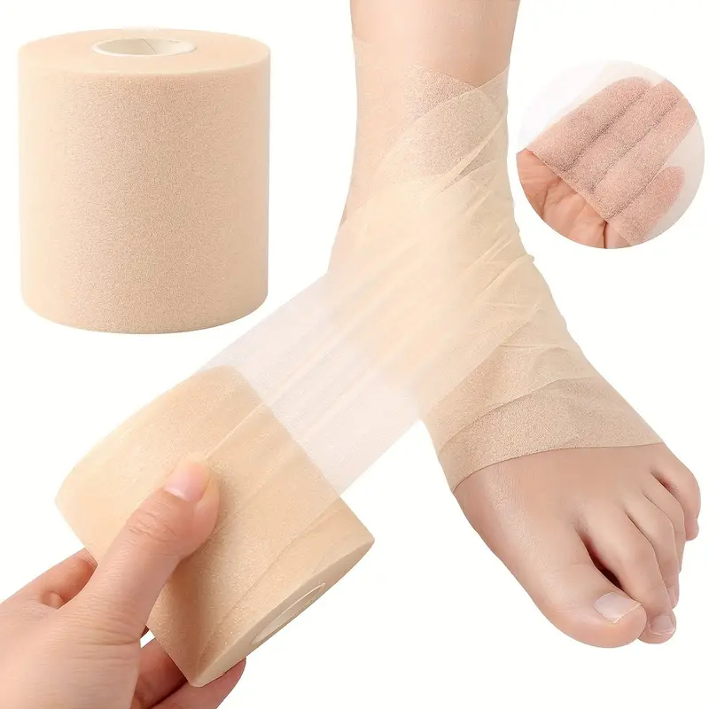 7cm*27m Hot Sale Micropore Thin Soft Sports Prewraps Foam Tape for Wrist &amp; Ankle Underwrap Sports Bandage