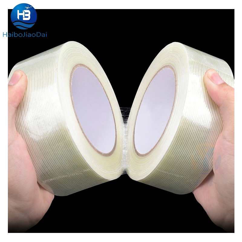 15 Years Factory Supply Reinforced Filament Packing Tape Transparen Strapping Fiberglass Fiber Tapes for Shipping and Heavy Duty Packing