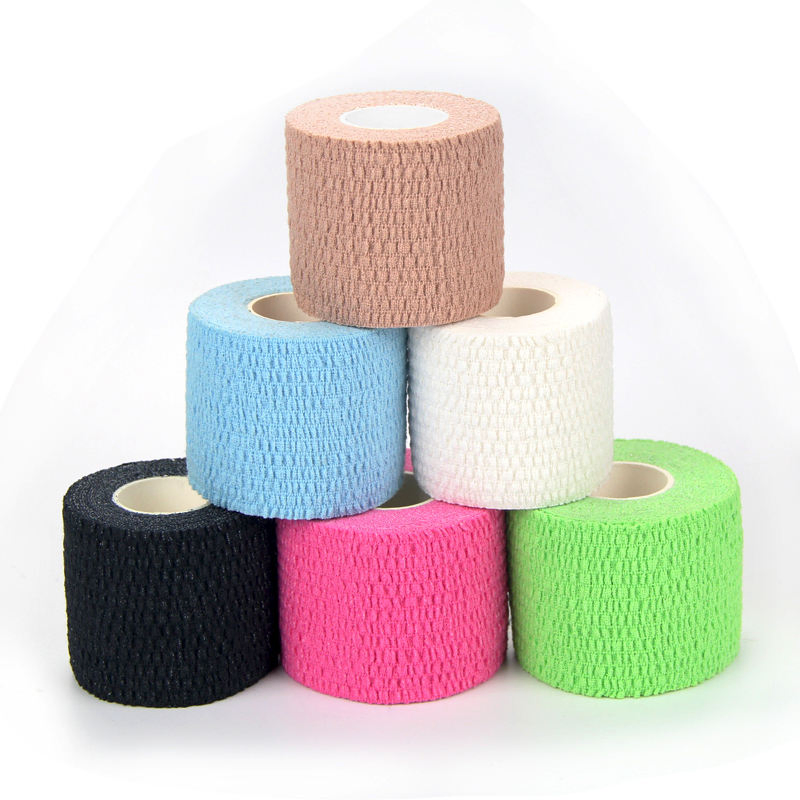 Colorful Waterproof Cotton Strapping Tape for Athletes' Support