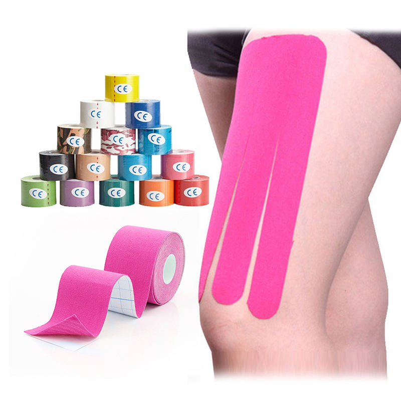 Waterproof Sports Safety Therapy Muscle Physiotherapy Orthopedics Support Athletic Elastic Breathable Cotton Kinesiology Tape
