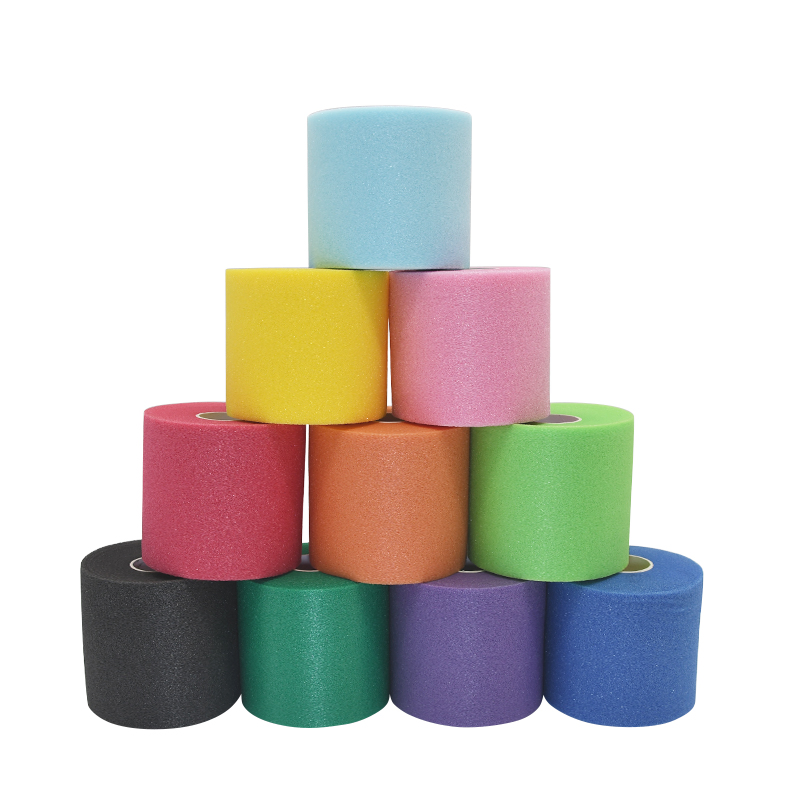 TPS Mdr CE Approved with Sports Tape Polyurethane Colorful Sports Plaster Foam Underwrap