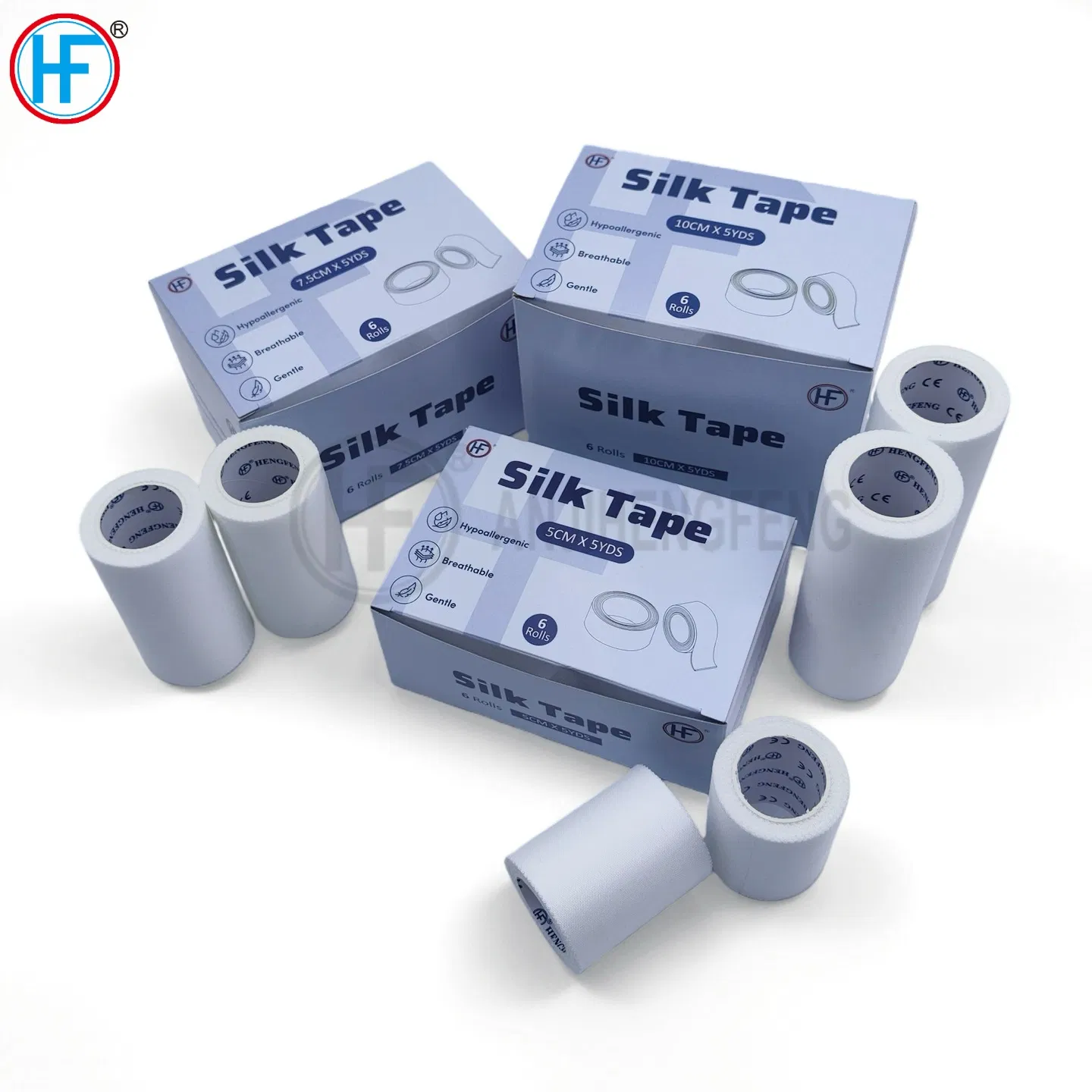 Factory Direct Medical Disposable Waterproof Self-Adhesive Acrylic Glue Silk Tape