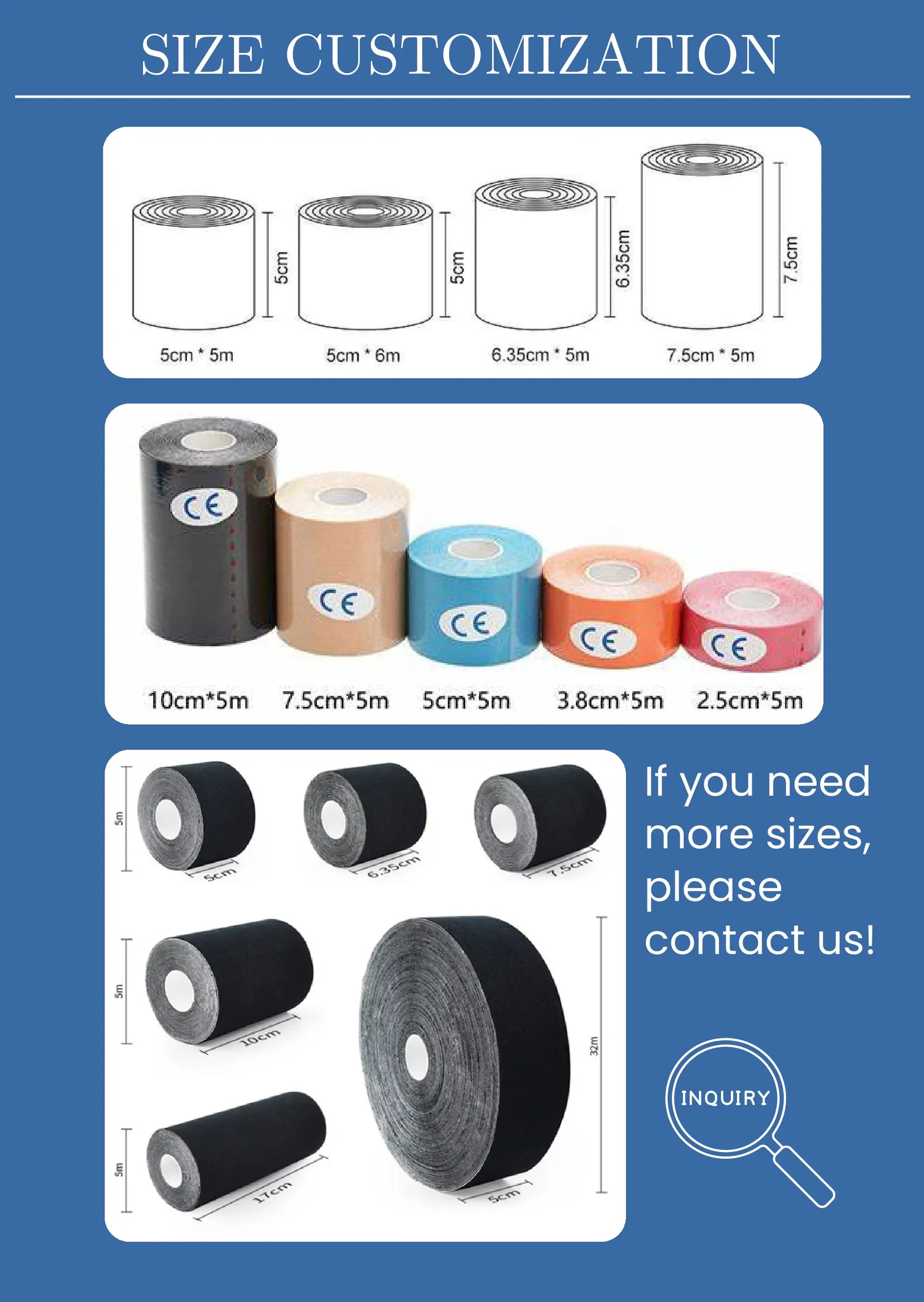 Elastic Kinesio Tapes 4