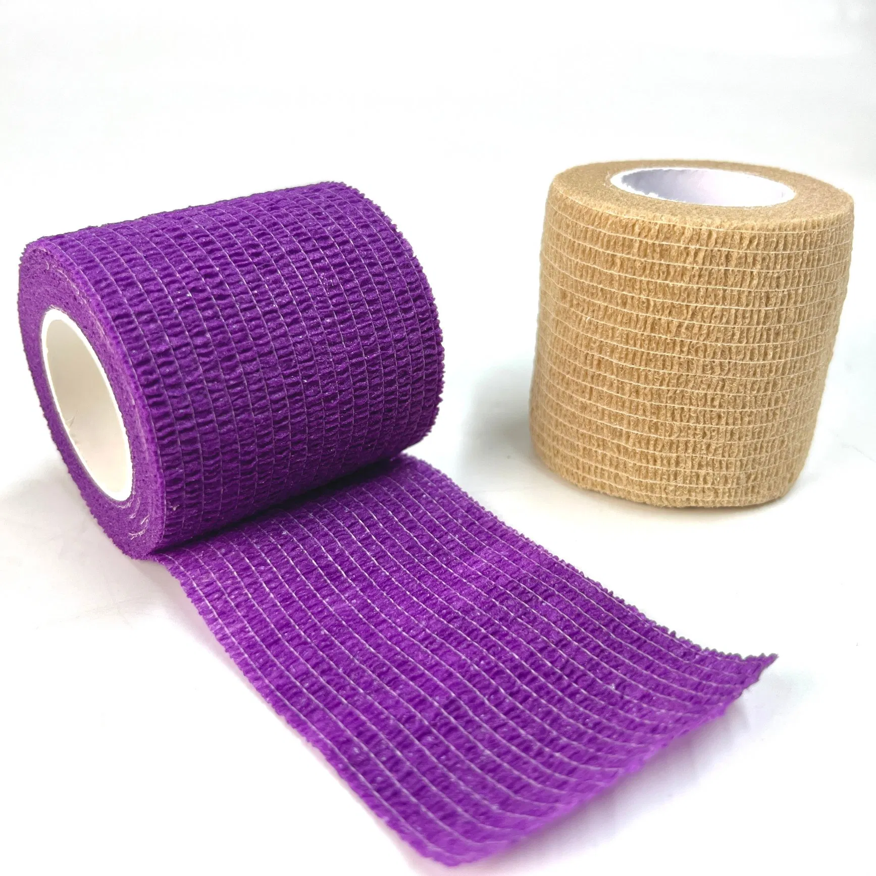 Cohesive Bandage Self Adhesive Wrap Sports Tape Non Stick Medical for Wound Dressing Ankle Support