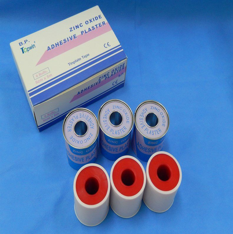 Zinc Oxide Adhesive Tape Wound Dressing Zinc Oxide Adhesive Plaster Rigid Cotton Sport Tape