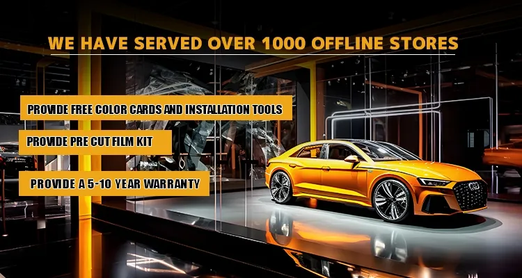 Blue Paint Protection Film