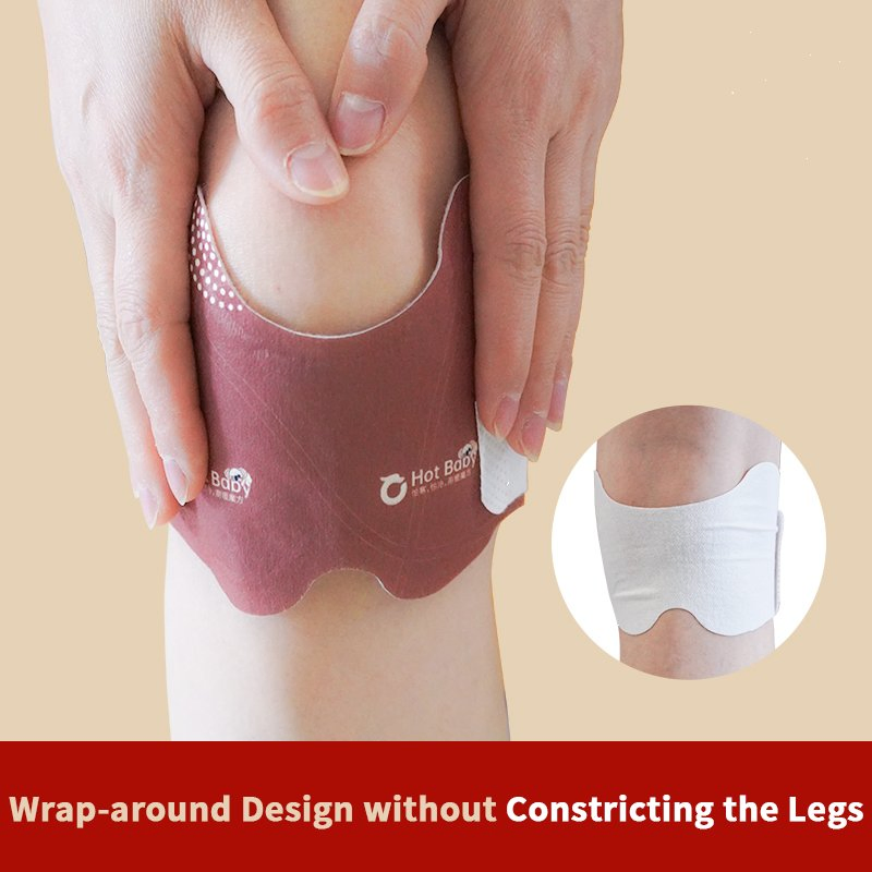 Stabilizing Knee Warmer Patch Strap Stays in Place All Day Long Pain Relief Heating Pad Pack