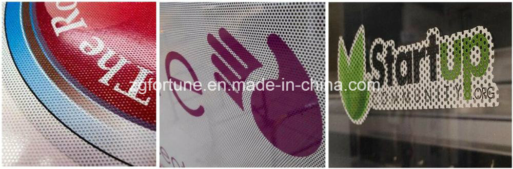 Perforated Ecosolvent Window Glass Self Adhesive Sticker Printing PVC Car Vinyl Wrap