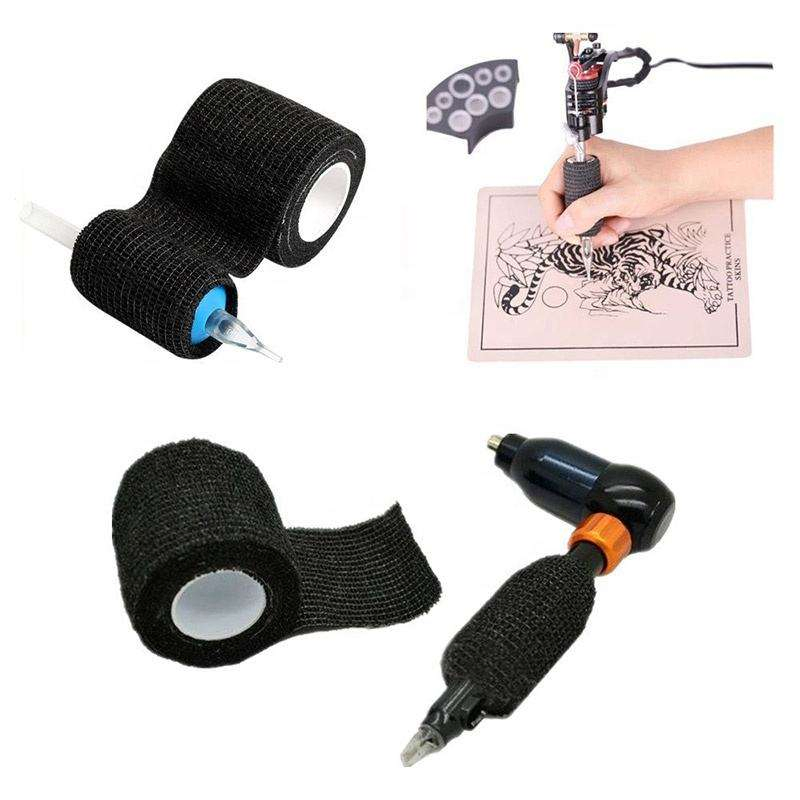 Latex-Free Elastic Self Adhesive Tattoo Grip Cover Wrap Tattoo Grip Tape for Machine Hygiene Pen