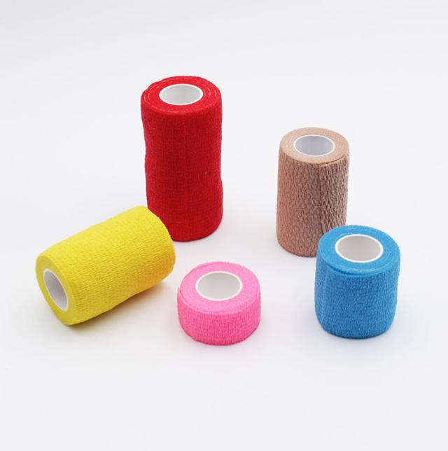 Custom Printed Waterproof Nonwoven Elastic Self-Adhesive Cohesive Bandages