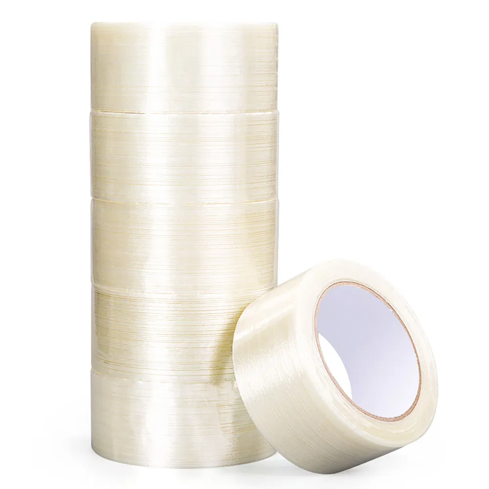 Packing Heavy Duty Waterproof Filament Strapping Tape Mono Fiberglass Tape