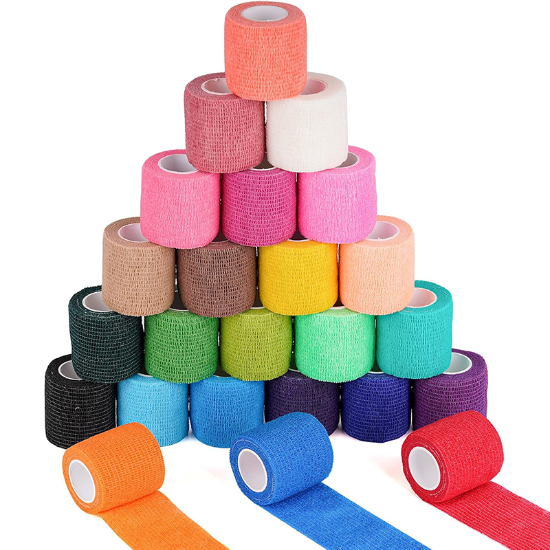 Manufacturer Direct Cohesive Tattoo Grip Cover Wrap Tattoo Grip Tape for Non-Slip &amp; Vibration Reduction