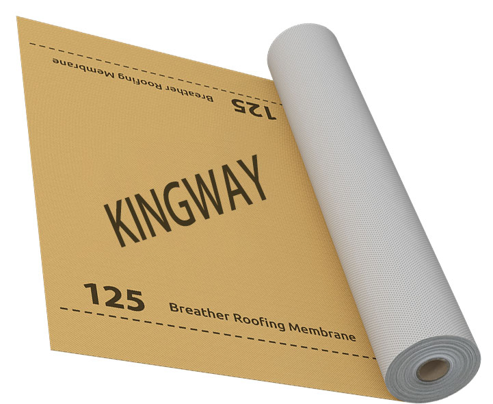 Kingway Self Adhesive Breathable Pitched Roofing Membrane House Wrap