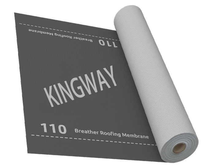 Kingway Self Adhesive Breathable Pitched Roofing Membrane House Wrap