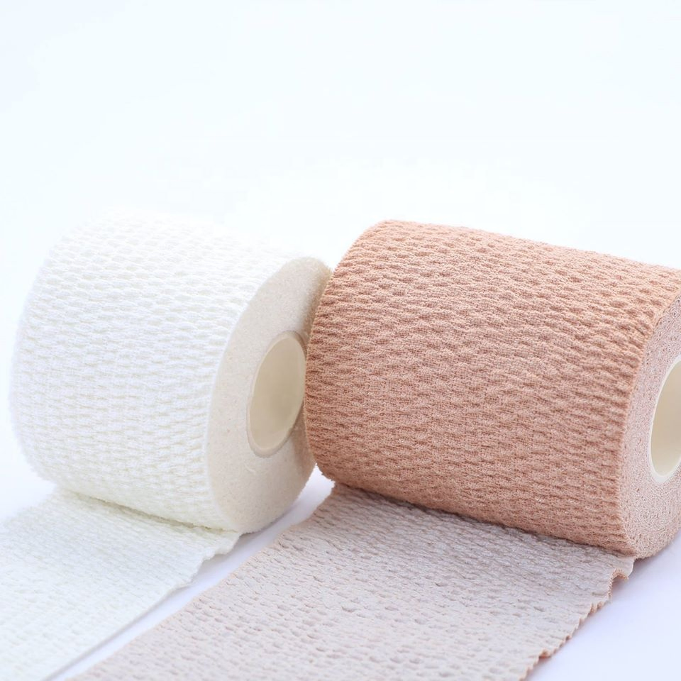 Wholesale Hand-Tearable Weightlifting Thumb Tape Elastic Adhesive Bandage Hook Grip Tape for Wrist Ankle Support